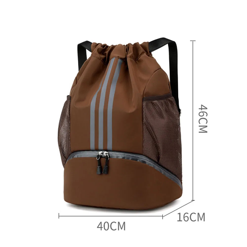 YIXIAO Backpack Outdoor Drawstring Sports Knapsack - MVP Sports Wear & Gear