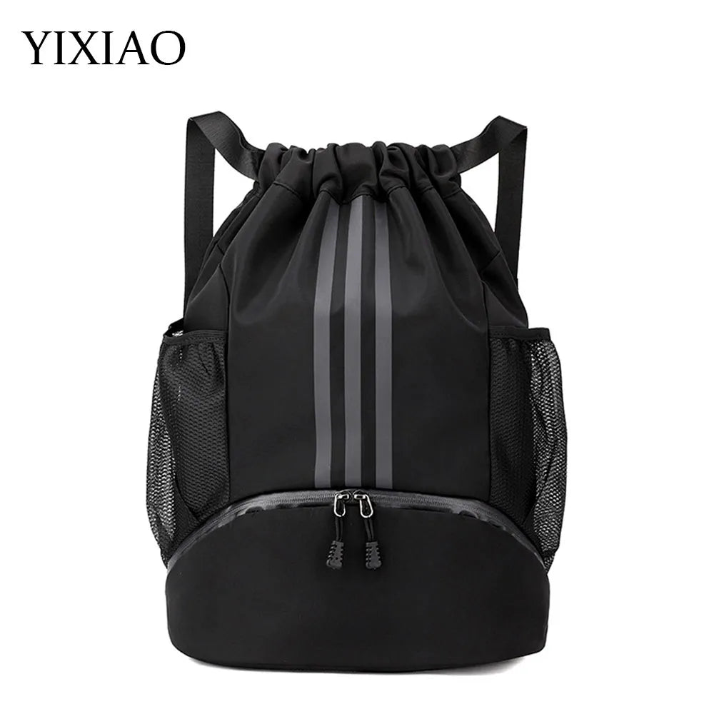 YIXIAO Backpack Outdoor Drawstring Sports Knapsack - MVP Sports Wear & Gear