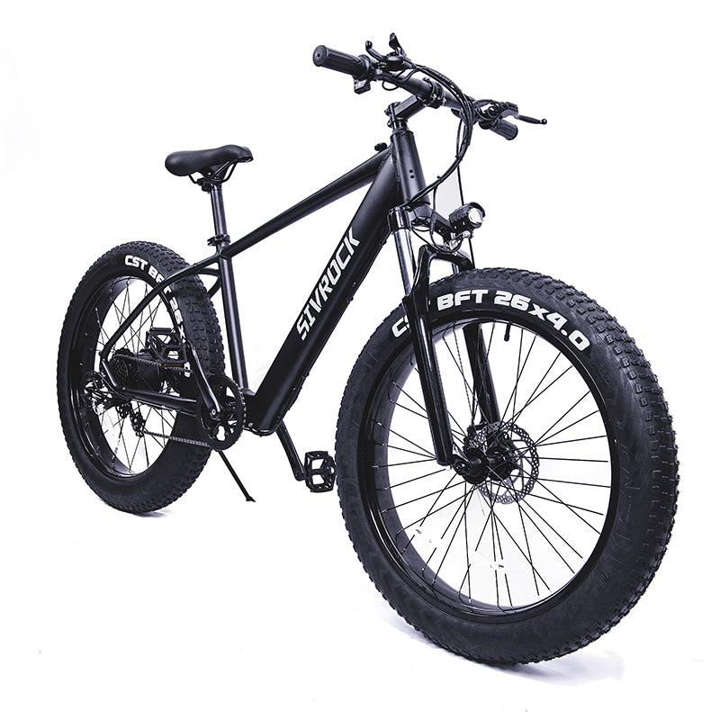 Sivrock Ebike Electric Bike 26\' Fat Tire 1000W Motor 48V 15Ah Large Battery Mountain E-Bike Shimano 7-Speed Bicycle - MVP Sports Wear & Gear