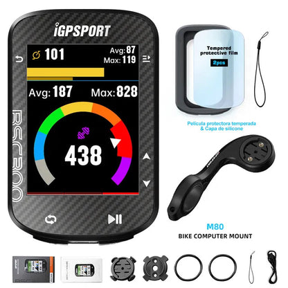 iGPSPORT BSC300 BSC 300 Bike GPS Computer Cycling Wireless Speedmeter Color Screen Map Navigation Offline Map Bicycle Odometer MVP Sports Wear & Gear