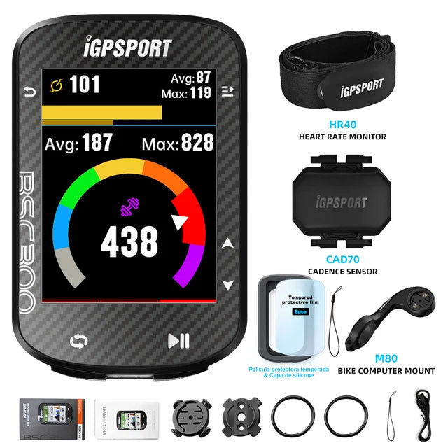 iGPSPORT BSC300 BSC 300 Bike GPS Computer Cycling Wireless Speedmeter Color Screen Map Navigation Offline Map Bicycle Odometer MVP Sports Wear & Gear