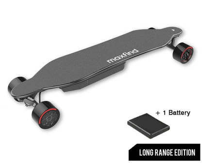 Maxfind Max 4 PRO Series Electric Skateboard With Remote Control by ALL TECH ADDICT