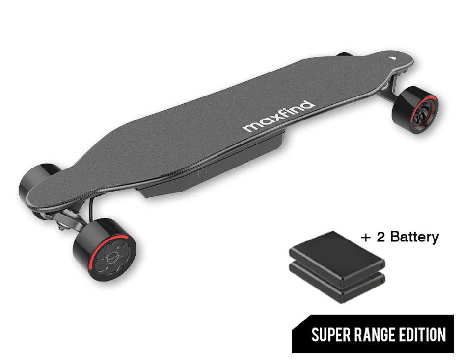 Maxfind Max 4 PRO Series Electric Skateboard With Remote Control by ALL TECH ADDICT