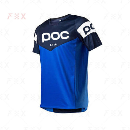 summer short sleeve cycling shirt poc jersey bicycle team downhill t shirt mx dh - MVP Sports Wear & Gear