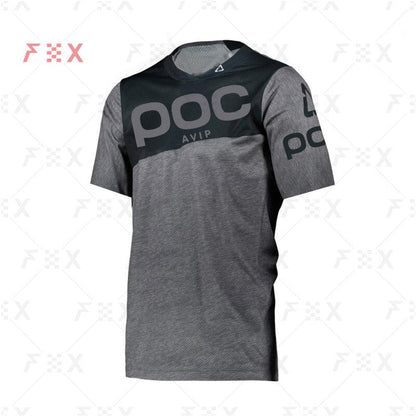 summer short sleeve cycling shirt poc jersey bicycle team downhill t shirt mx dh MVP Sports Wear & Gear