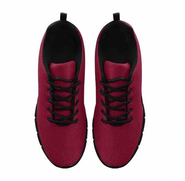 Sneakers For Men, Burgundy Red Running Shoes by inQue.Style - MVP Sports Wear & Gear