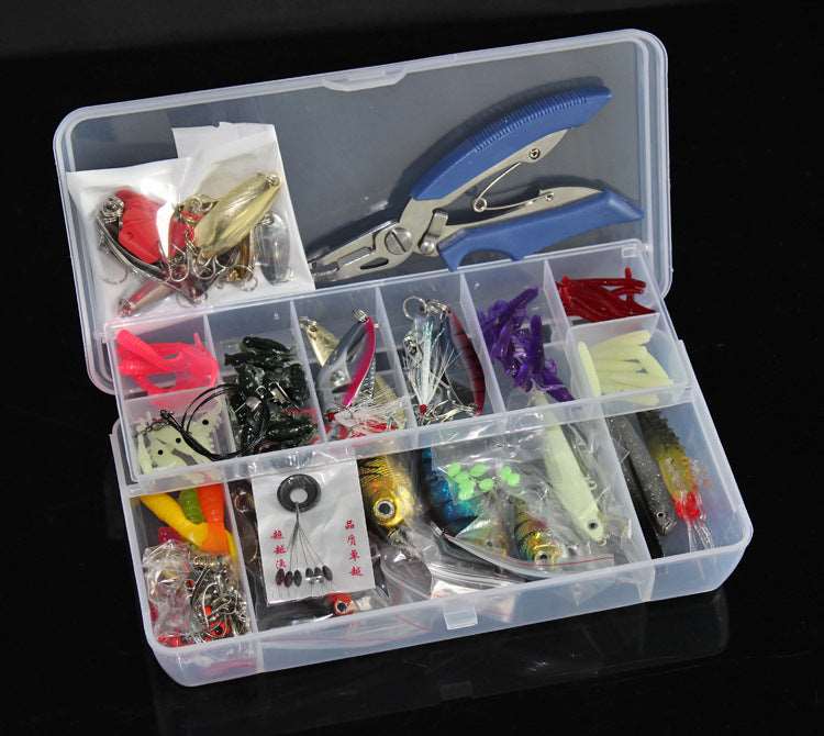 132 Pcs Fishing Lures Set Mixed Minnow Hooks Fish Lure Kit In Box