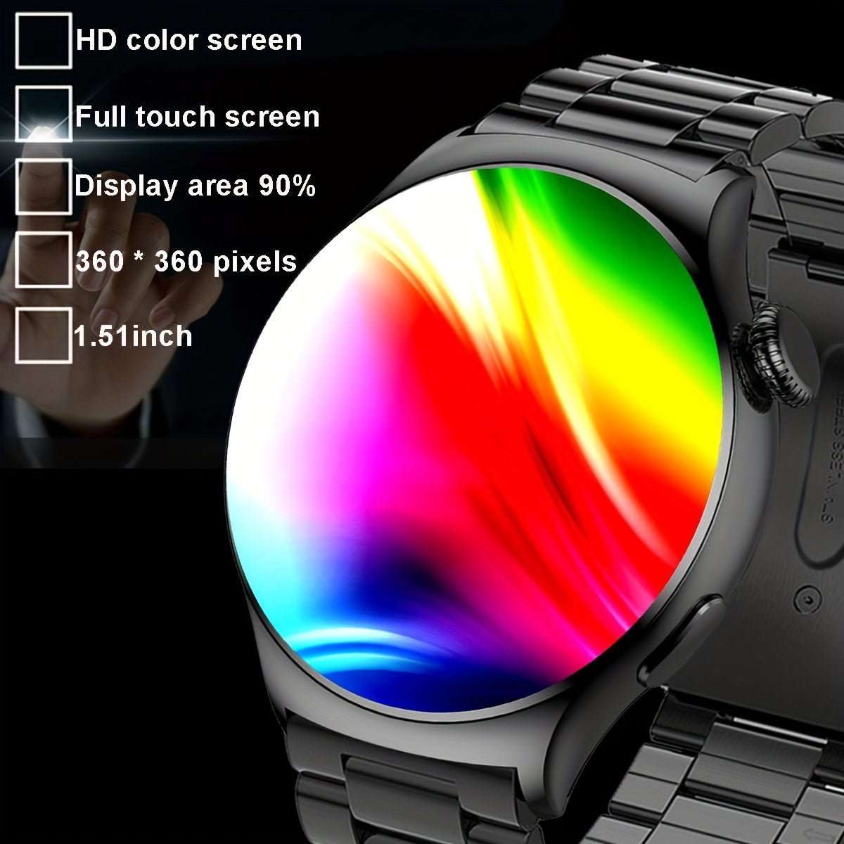 Largest on sale screen smartwatch