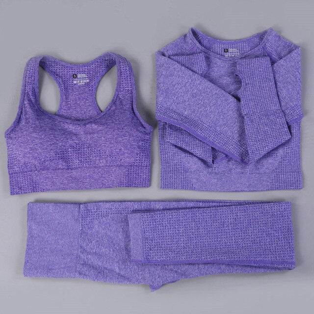 2/3PCS Seamless Women Workout Sportswear - MVP Sports Wear & Gear