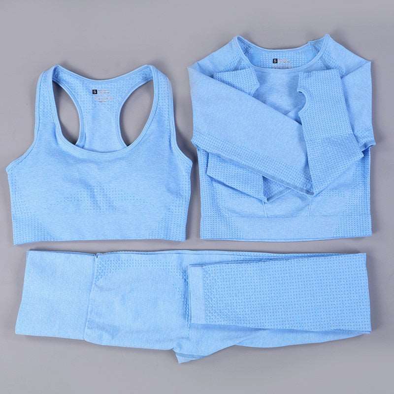 2/3PCS Seamless Women Workout Sportswear - MVP Sports Wear & Gear