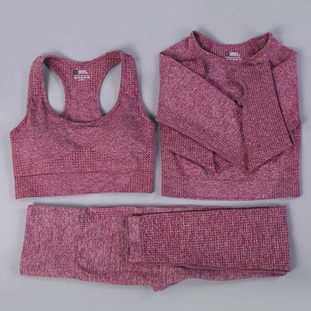 2/3PCS Seamless Women Workout Sportswear - MVP Sports Wear & Gear