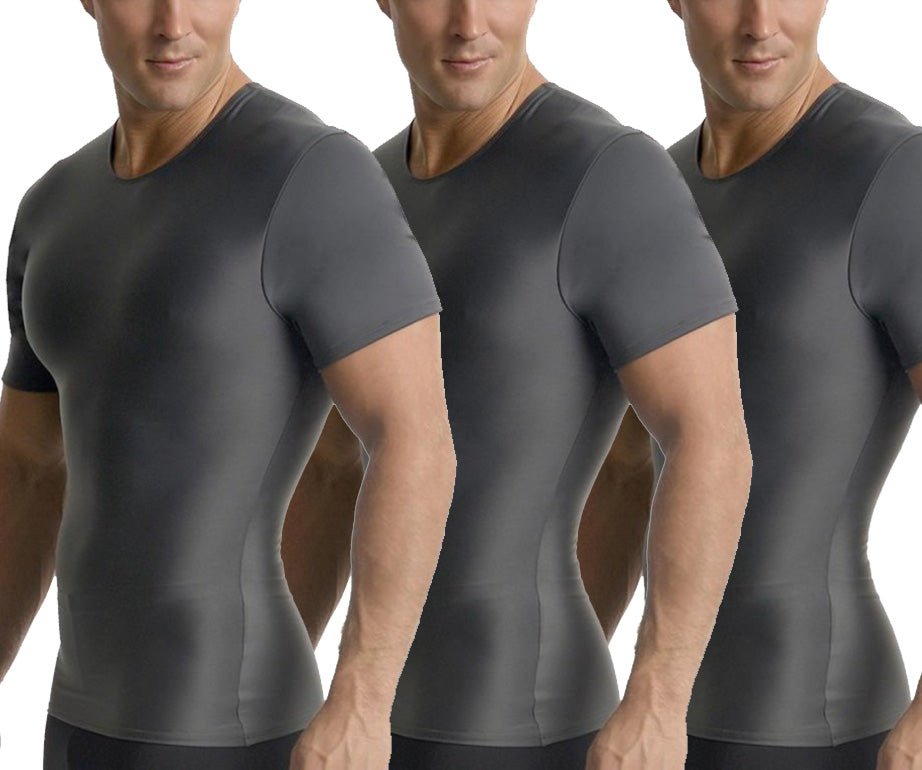 3-Pack Insta Slim I.S.Pro USA Activewear Compression Crew Necks TA0003 by InstantFigure INC - MVP Sports Wear & Gear