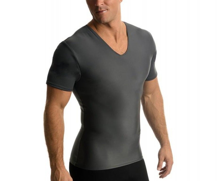 3-Pack Insta Slim I.S.Pro USA Activewear Compression V-Necks VA0003 by InstantFigure INC - MVP Sports Wear & Gear