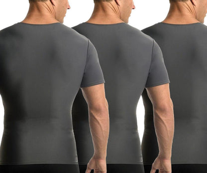 3-Pack Insta Slim I.S.Pro USA Activewear Compression V-Necks VA0003 by InstantFigure INC - MVP Sports Wear & Gear