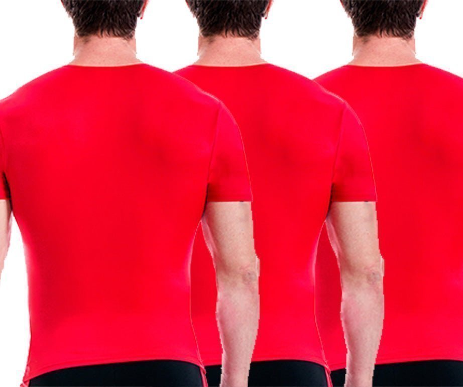 3-Pack Insta Slim I.S.Pro USA Activewear Compression V-Necks VA0003 by InstantFigure INC - MVP Sports Wear & Gear