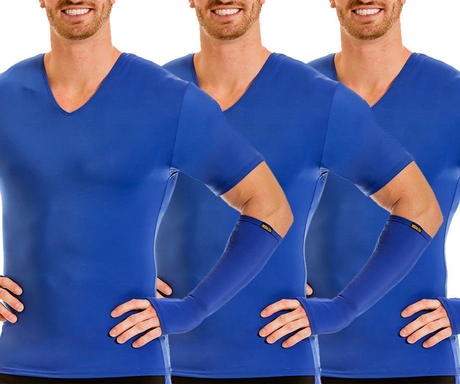 3-Pack Insta Slim I.S.Pro USA Activewear Compression V-Necks VA0003 by InstantFigure INC - MVP Sports Wear & Gear