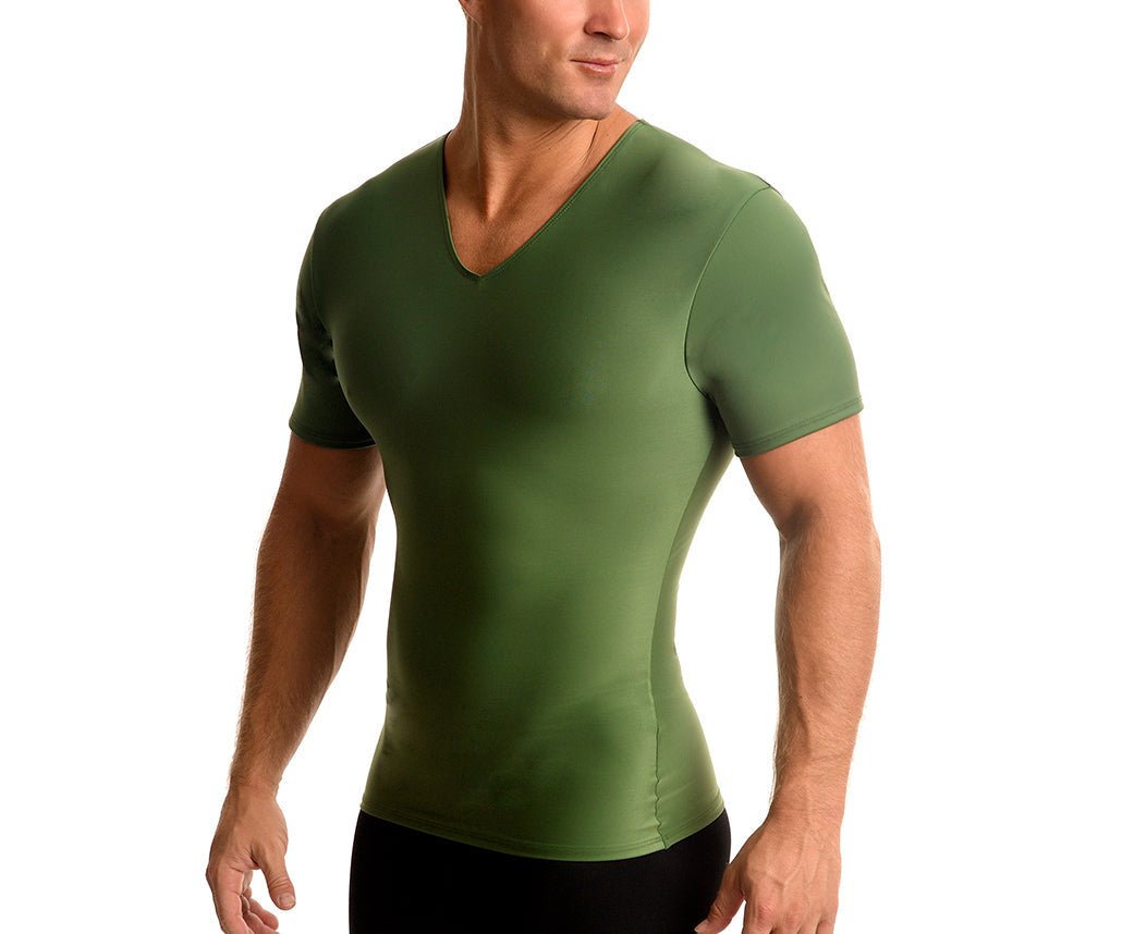 3-Pack Insta Slim I.S.Pro USA Activewear Compression V-Necks VA0003 by InstantFigure INC - MVP Sports Wear & Gear