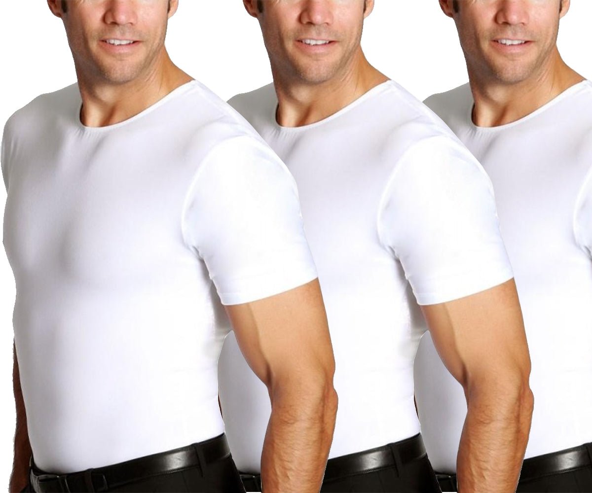 3-Pack Insta Slim I.S.Pro USA Compression Crew Necks TS0003 by InstantFigure INC - MVP Sports Wear & Gear