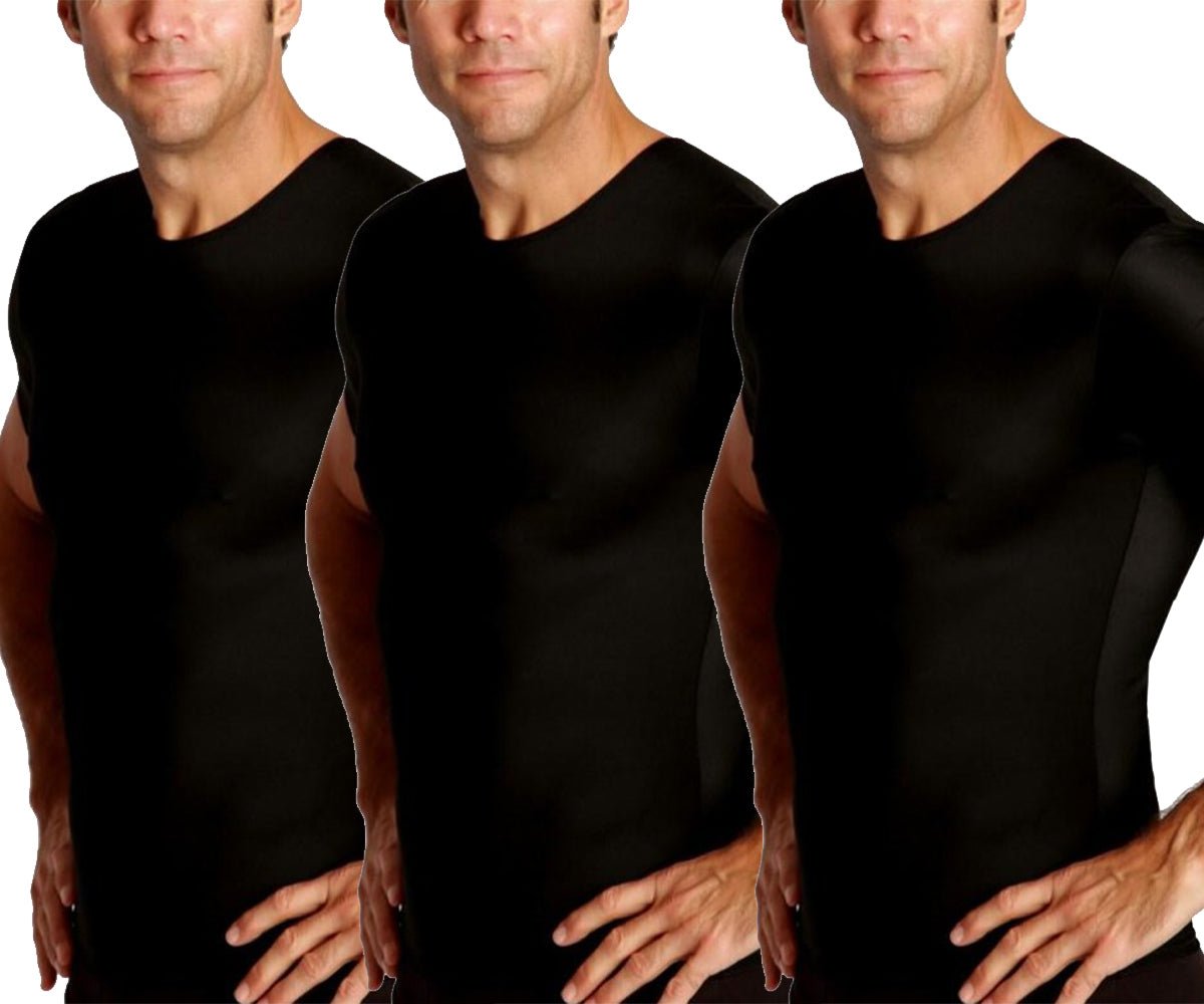 3-Pack Insta Slim I.S.Pro USA Compression Crew Necks TS0003 by InstantFigure INC - MVP Sports Wear & Gear