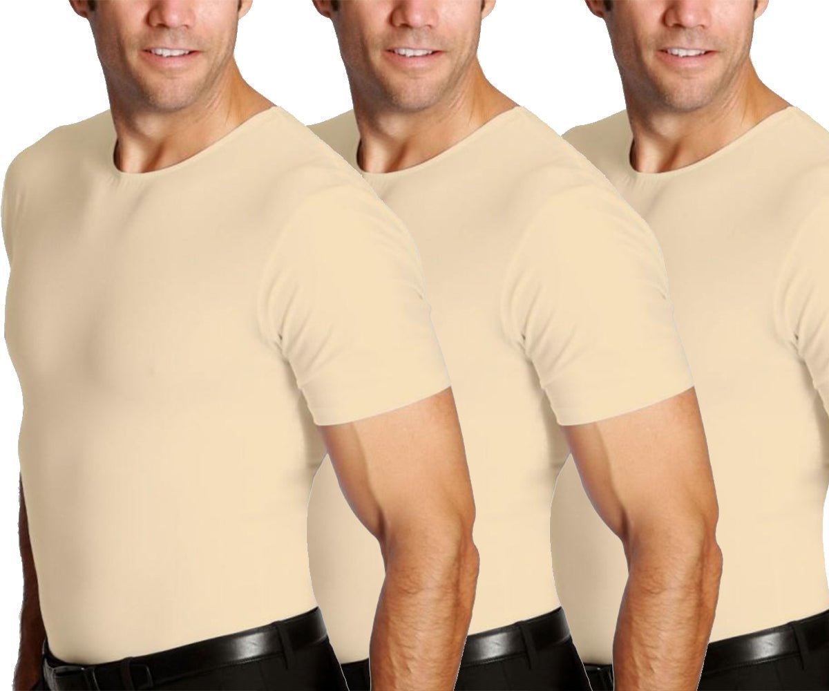 3-Pack Insta Slim I.S.Pro USA Compression Crew Necks TS0003 by InstantFigure INC - MVP Sports Wear & Gear