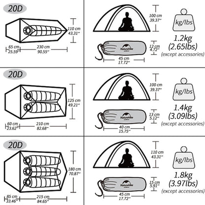 Ultralight Waterproof Camping Tent